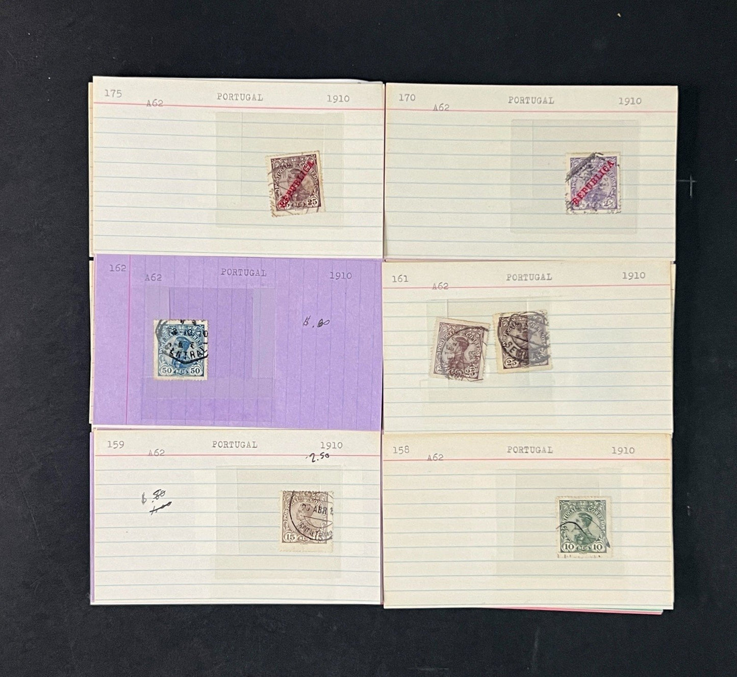 Portugal Stamp Collection Dealer Cards $1043 CV Mint & Used ZAYIX