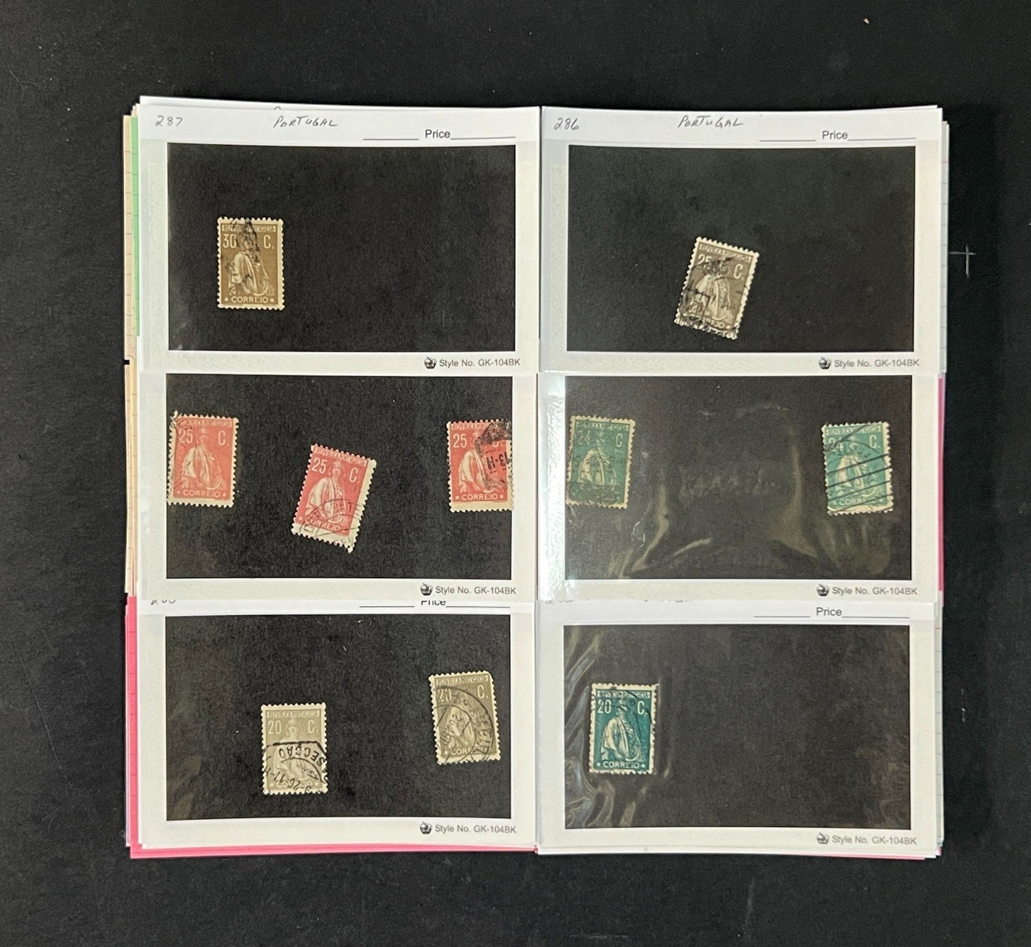 Portugal Stamp Collection Dealer Cards $1043 CV Mint & Used ZAYIX