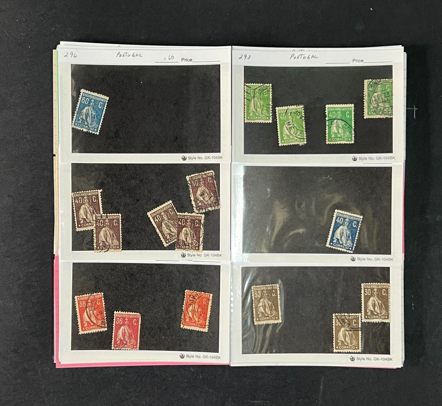 Portugal Stamp Collection Dealer Cards $1043 CV Mint & Used ZAYIX