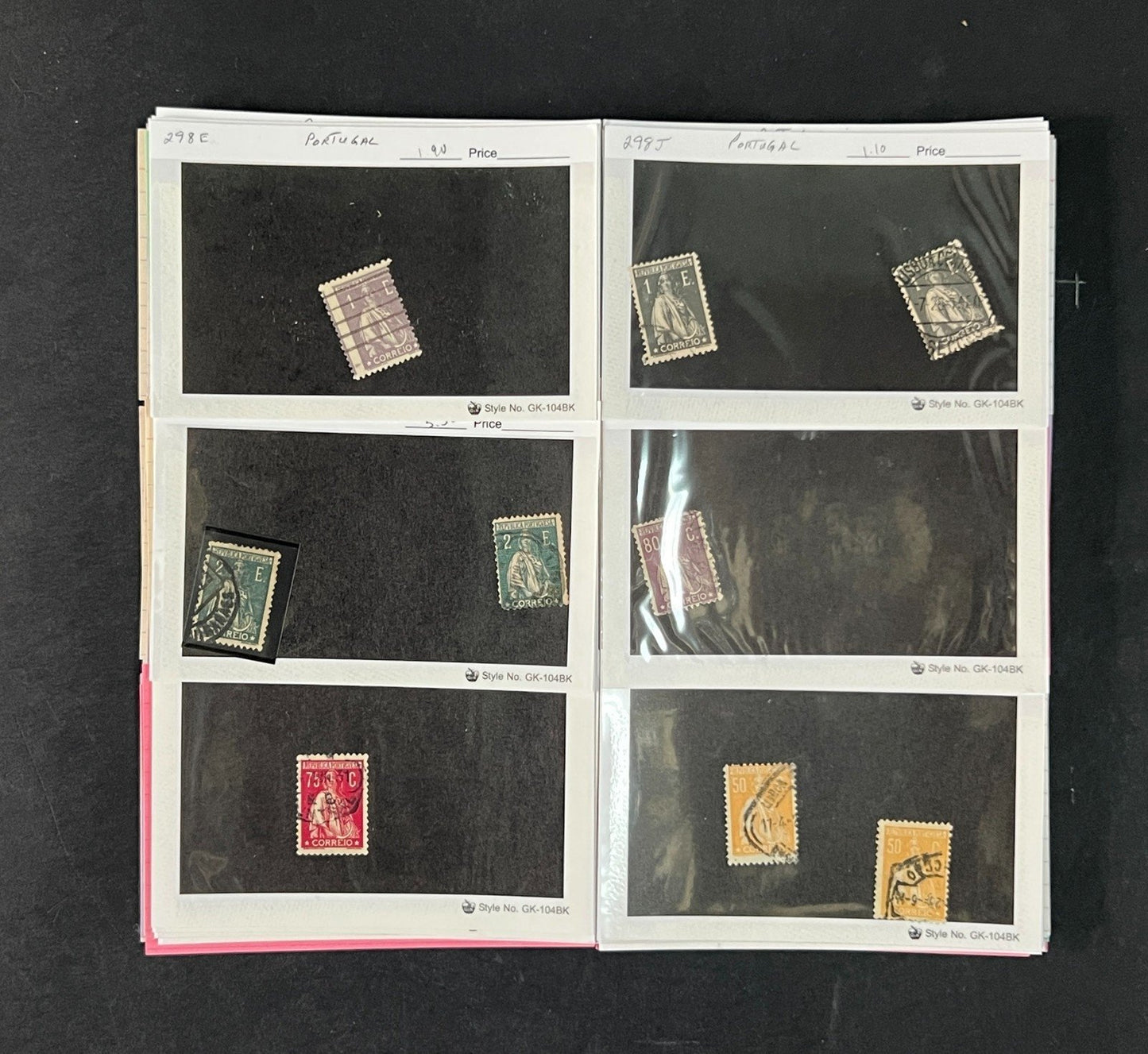 Portugal Stamp Collection Dealer Cards $1043 CV Mint & Used ZAYIX