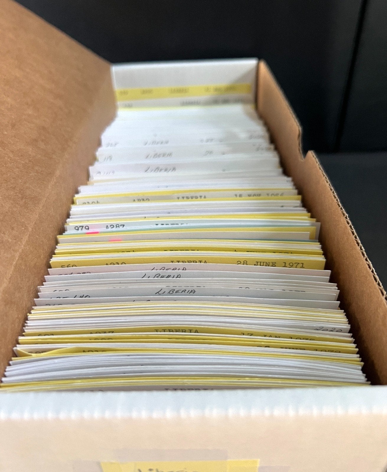 Liberia Stamp Collection Dealer Cards $770 CV Mint & Used ZAYIX