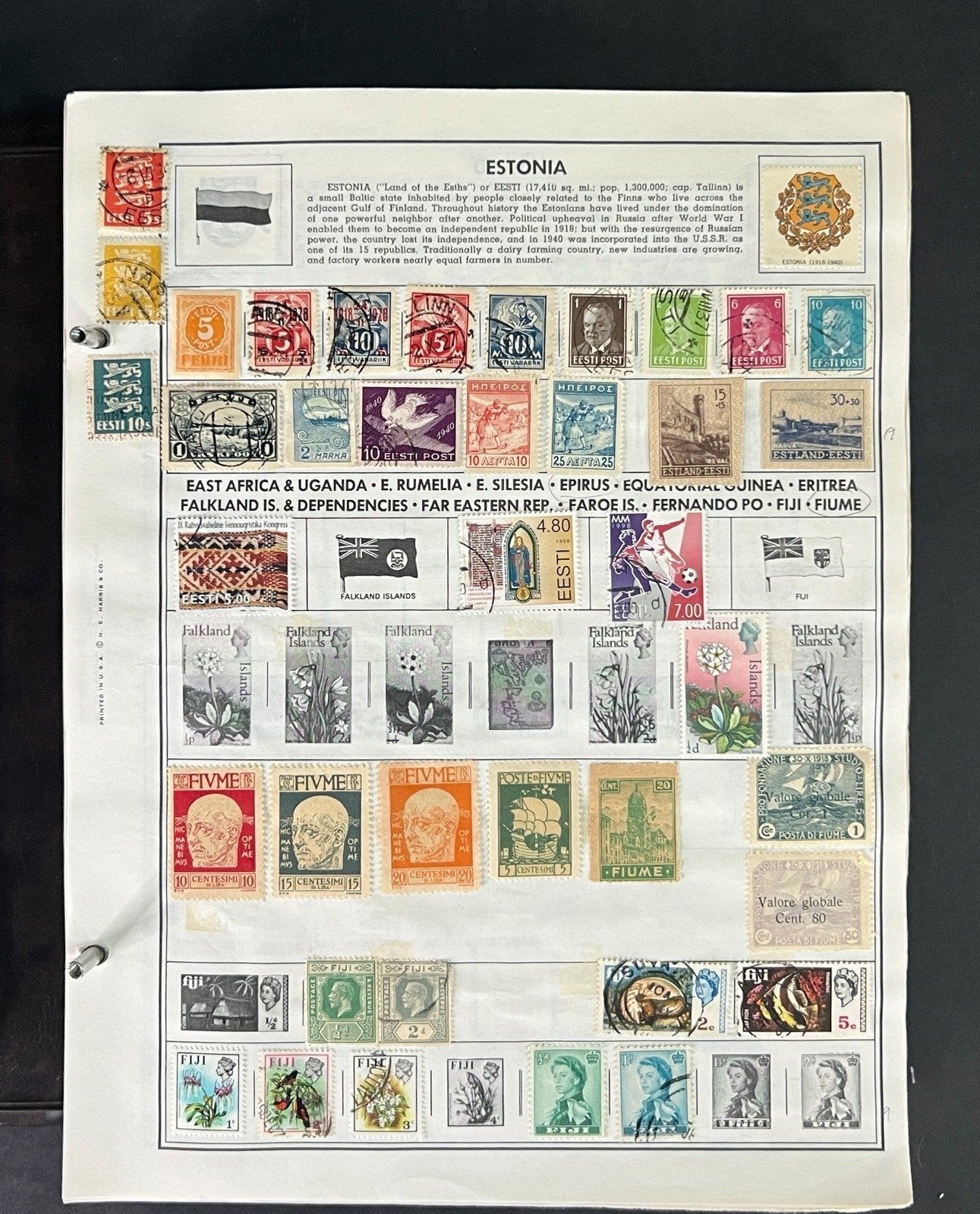 World Stamp Collection of Thousands Mint/Used F to I Countries in Album ZAYIX