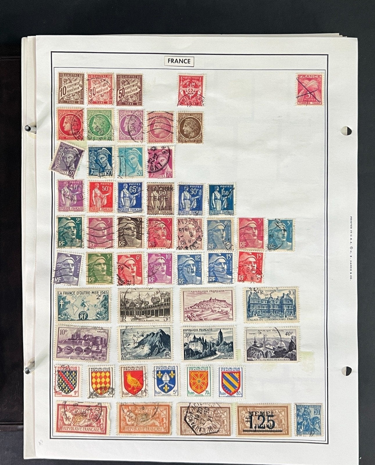 World Stamp Collection of Thousands Mint/Used F to I Countries in Album ZAYIX