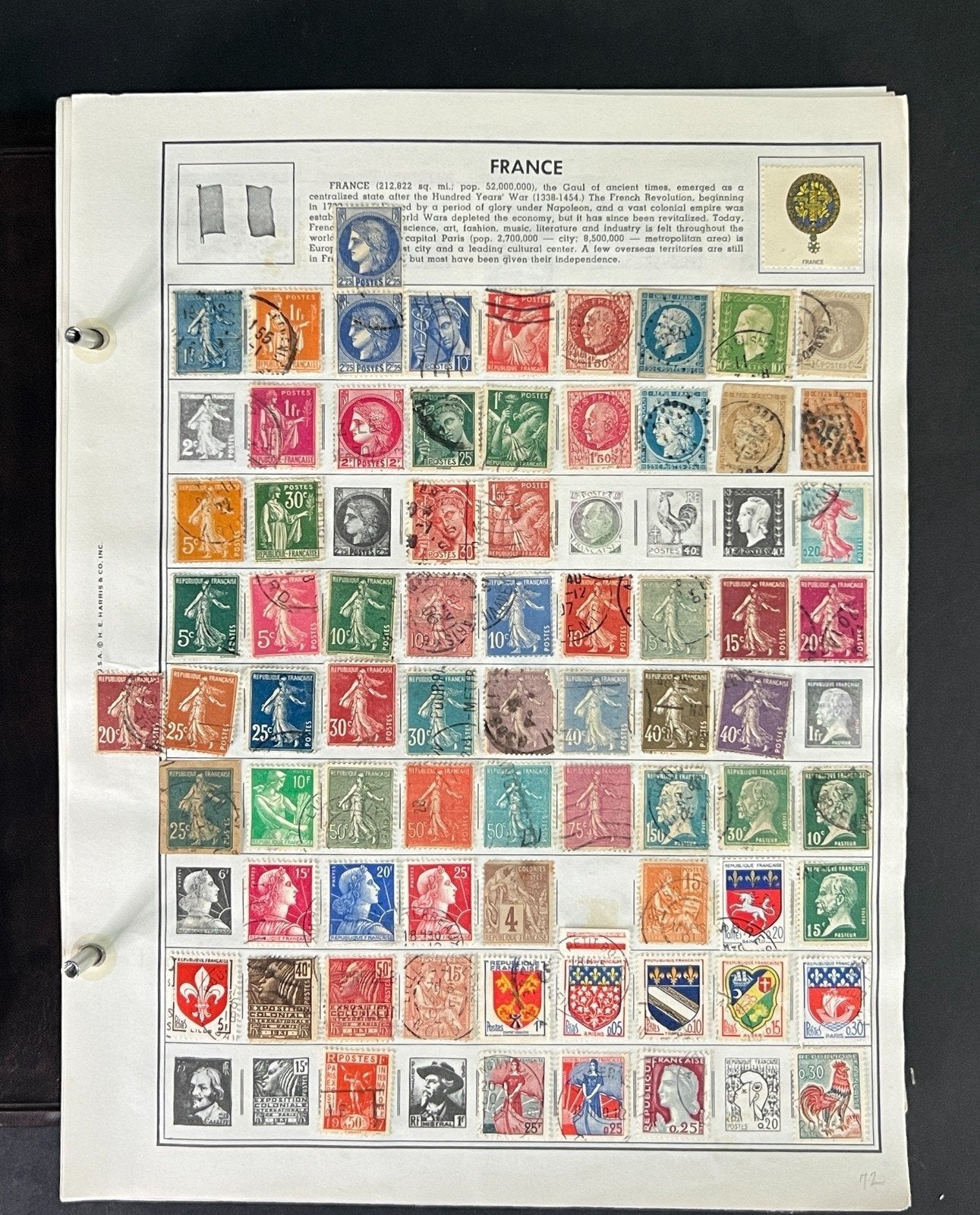 World Stamp Collection of Thousands Mint/Used F to I Countries in Album ZAYIX