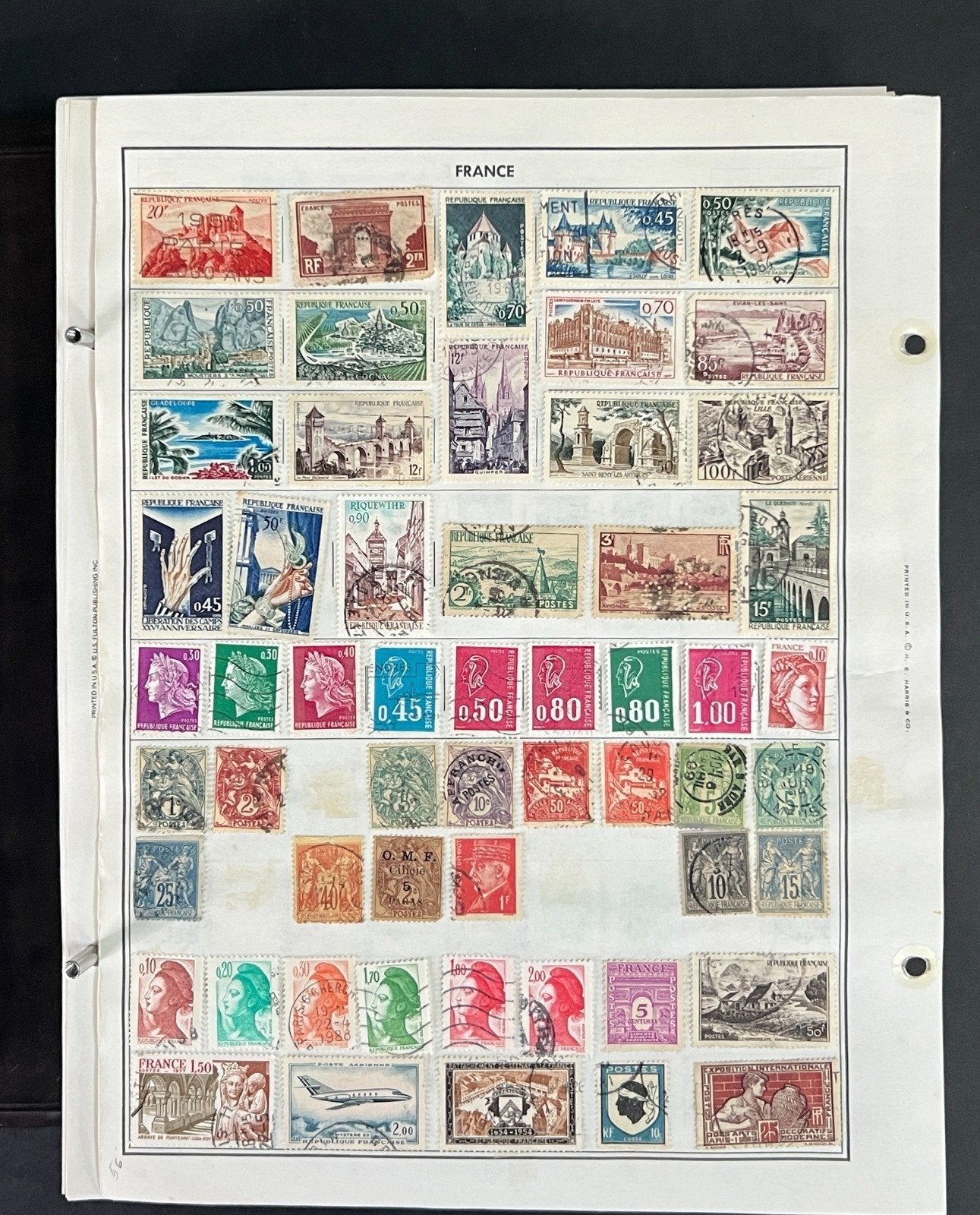 World Stamp Collection of Thousands Mint/Used F to I Countries in Album ZAYIX