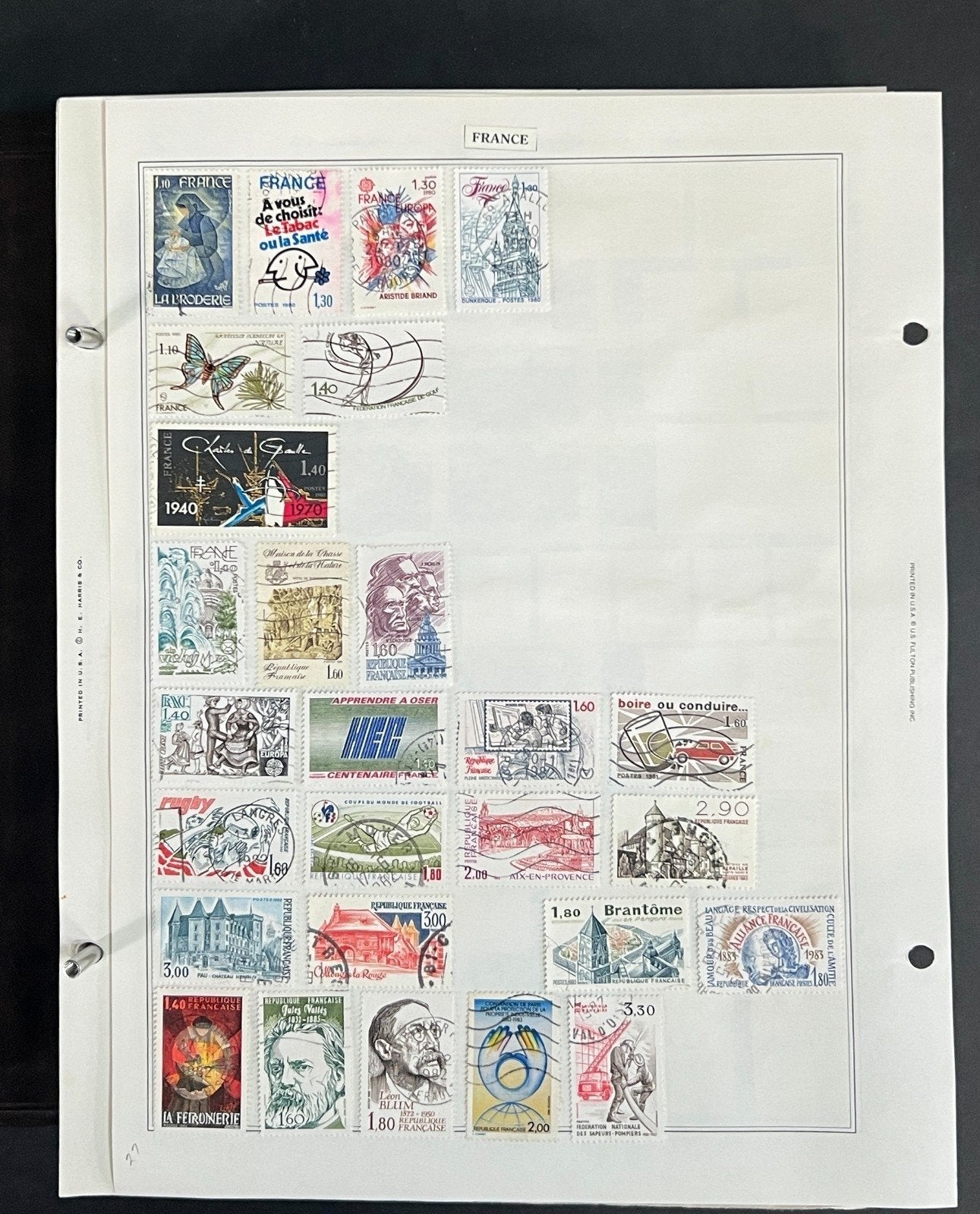 World Stamp Collection of Thousands Mint/Used F to I Countries in Album ZAYIX
