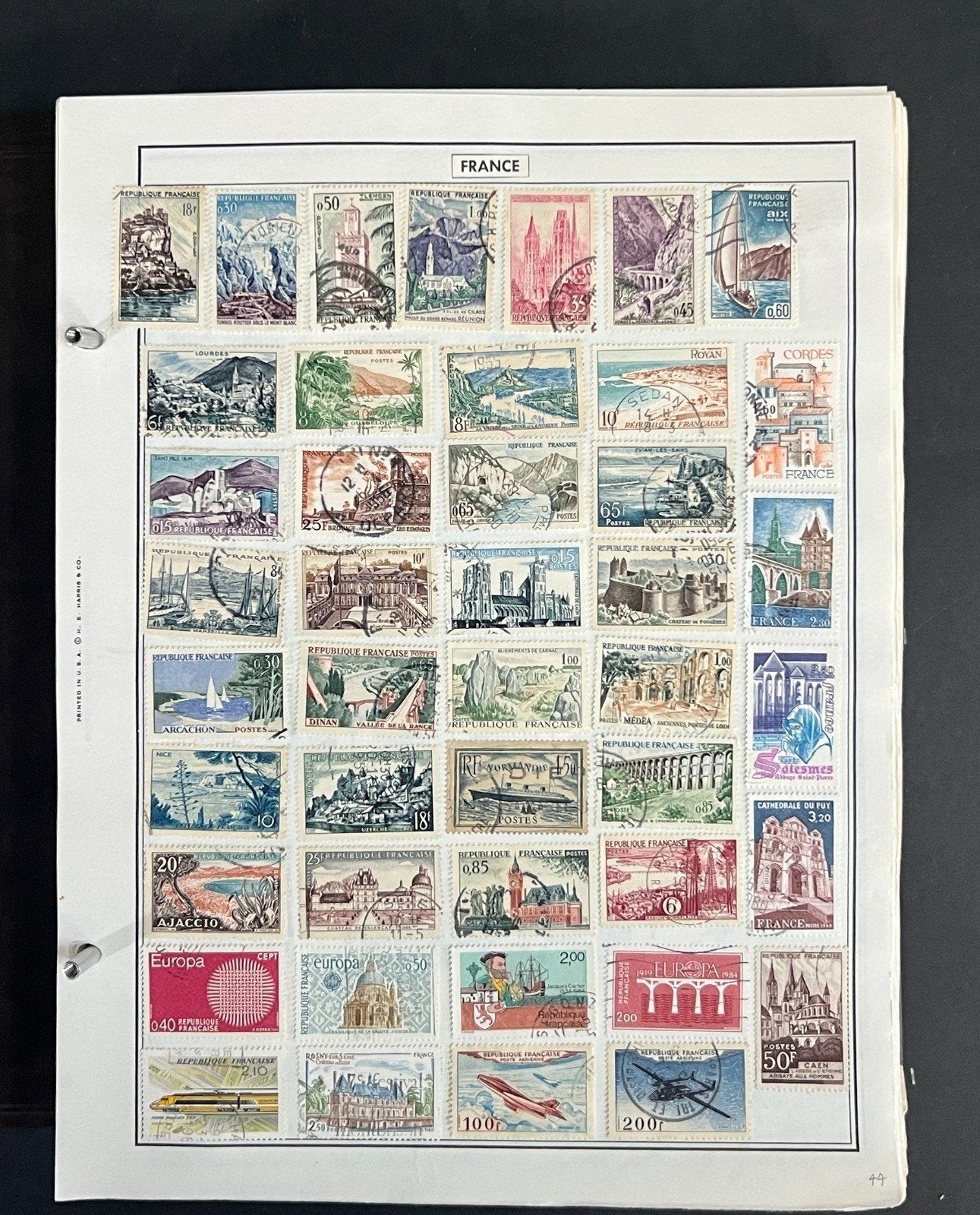 World Stamp Collection of Thousands Mint/Used F to I Countries in Album ZAYIX