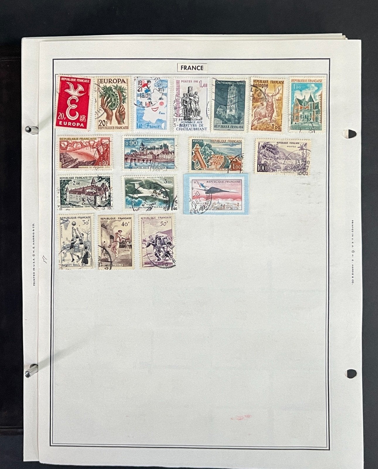 World Stamp Collection of Thousands Mint/Used F to I Countries in Album ZAYIX