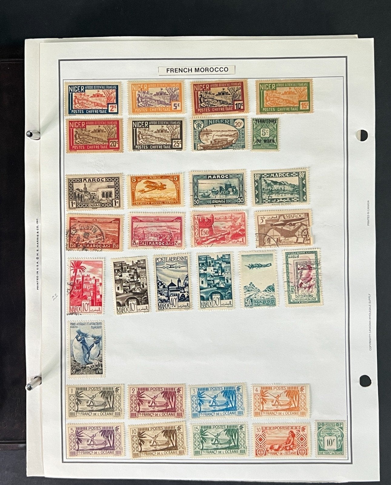 World Stamp Collection of Thousands Mint/Used F to I Countries in Album ZAYIX