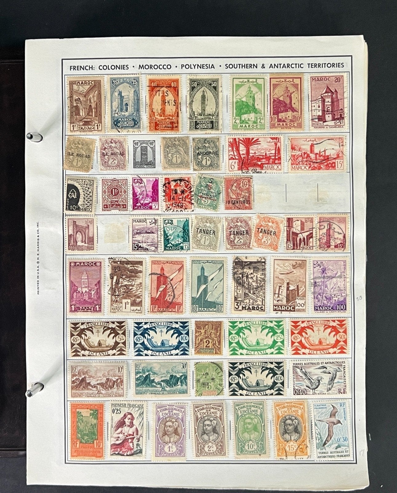 World Stamp Collection of Thousands Mint/Used F to I Countries in Album ZAYIX