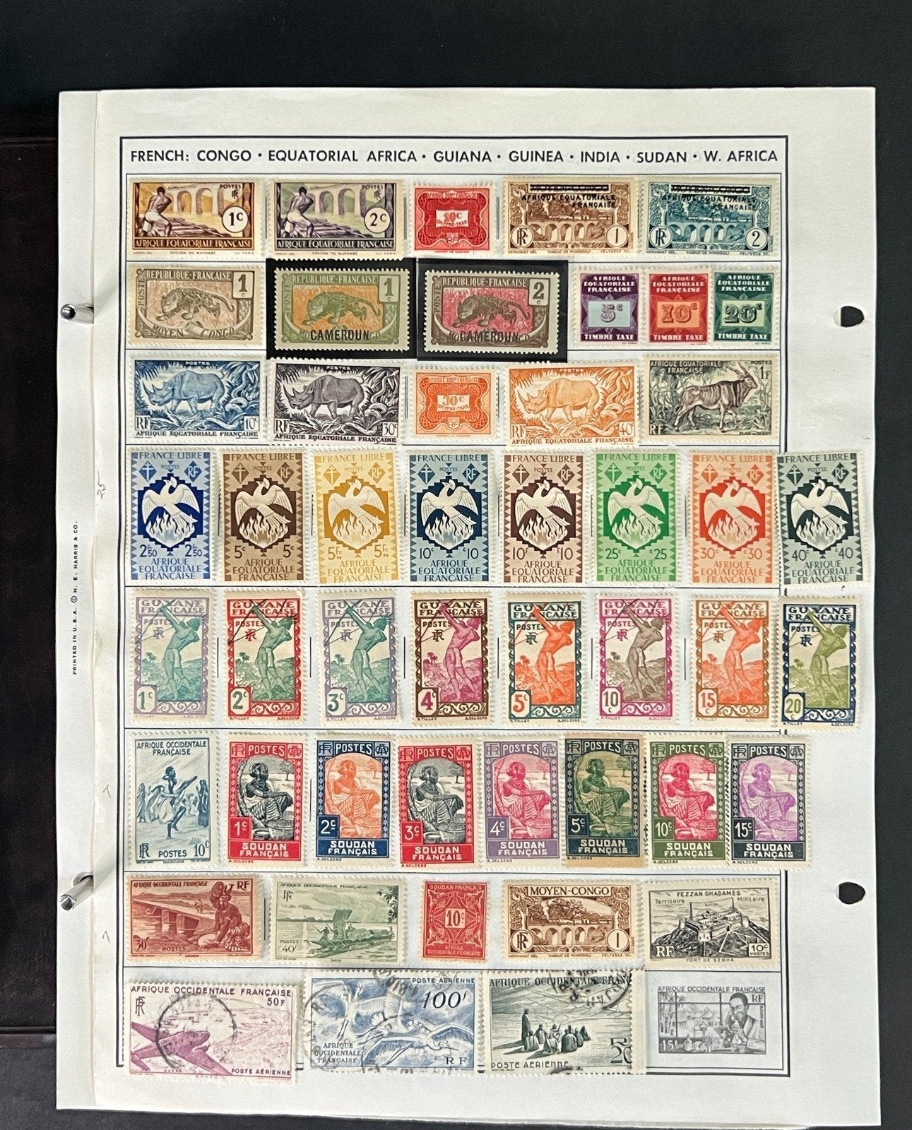 World Stamp Collection of Thousands Mint/Used F to I Countries in Album ZAYIX