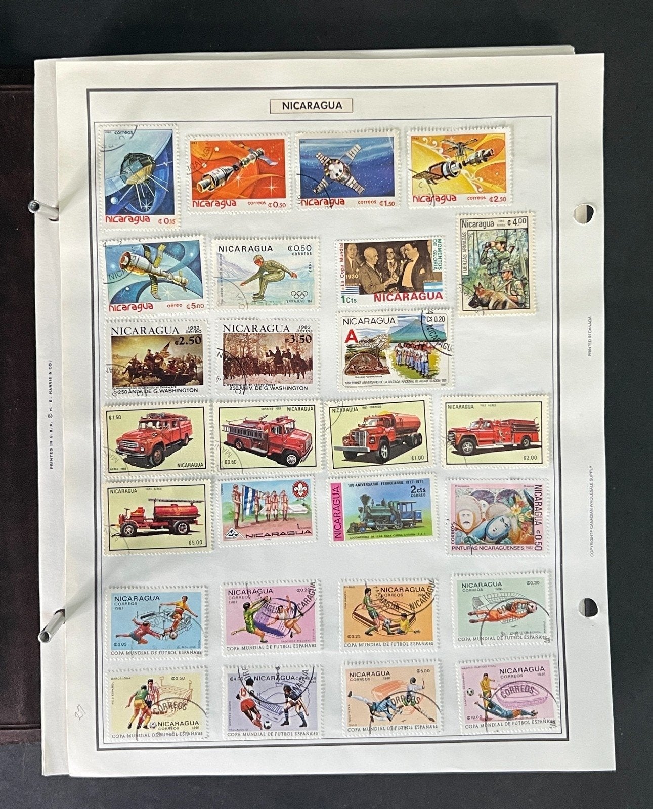 World Stamp Collection of Thousands Mint/Used N to R Countries in Album ZAYIX