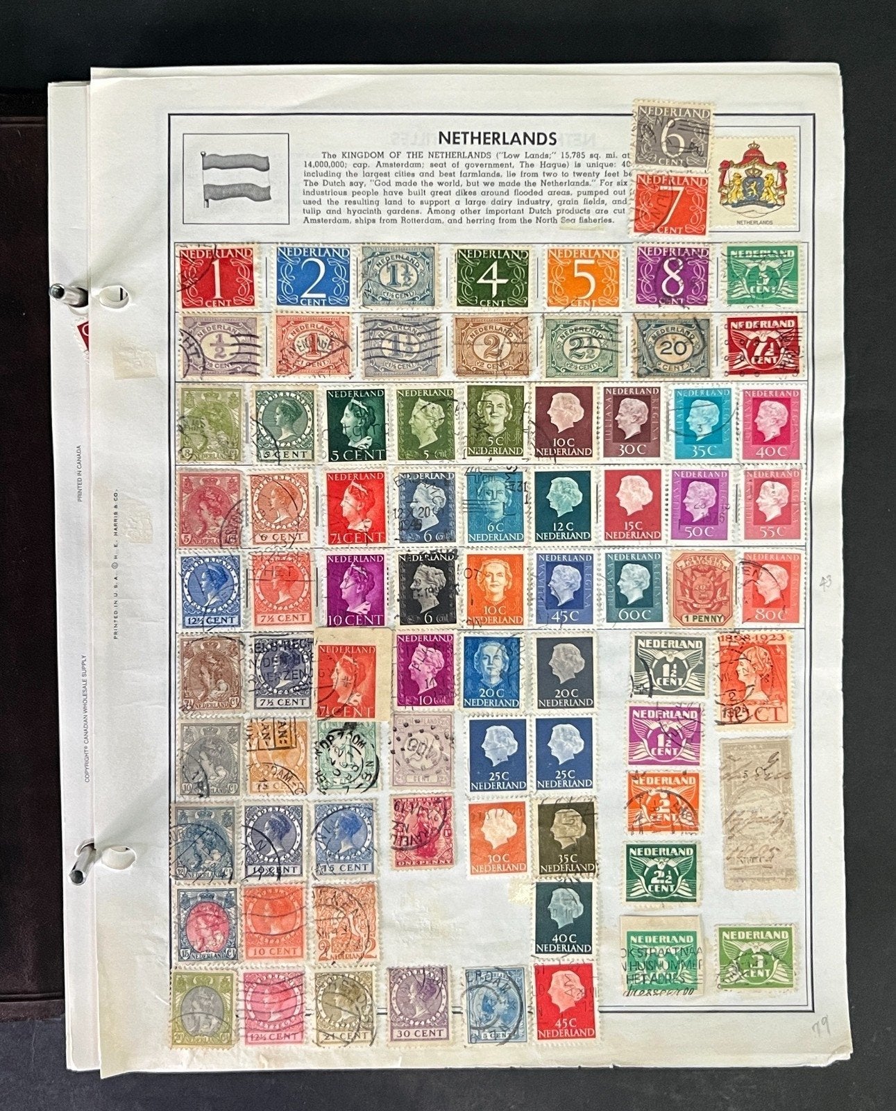 World Stamp Collection of Thousands Mint/Used N to R Countries in Album ZAYIX