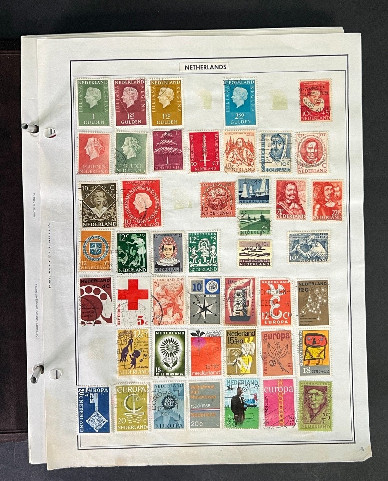 World Stamp Collection of Thousands Mint/Used N to R Countries in Album ZAYIX