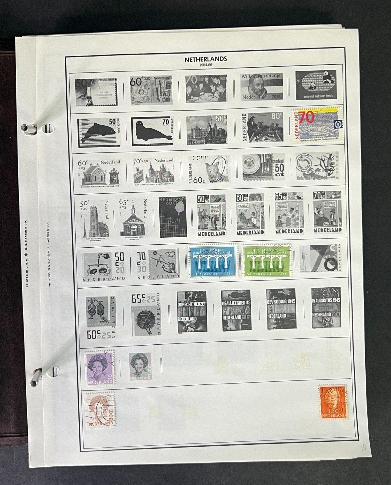 World Stamp Collection of Thousands Mint/Used N to R Countries in Album ZAYIX