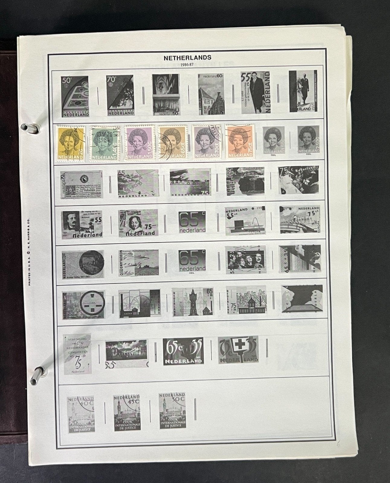 World Stamp Collection of Thousands Mint/Used N to R Countries in Album ZAYIX