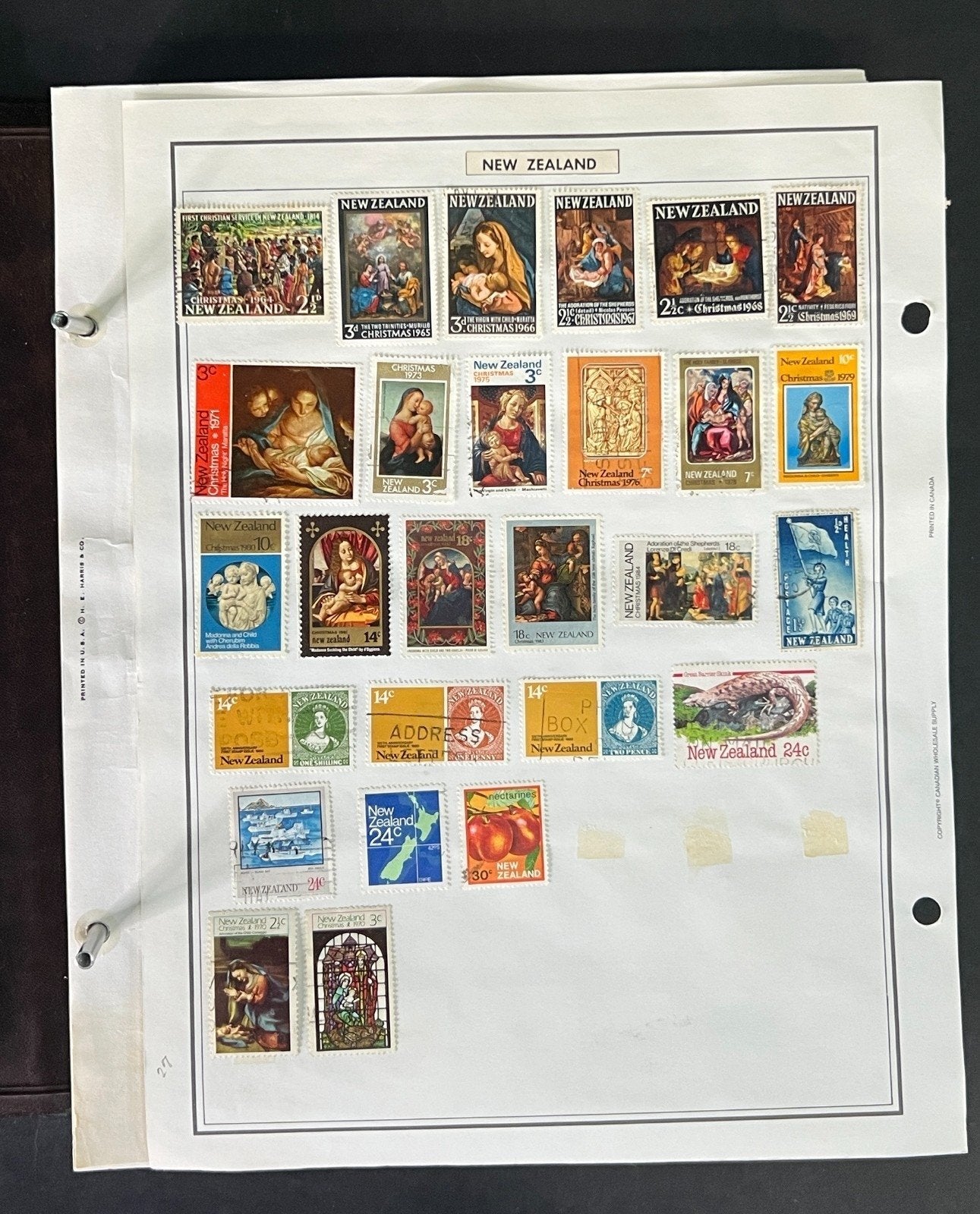World Stamp Collection of Thousands Mint/Used N to R Countries in Album ZAYIX