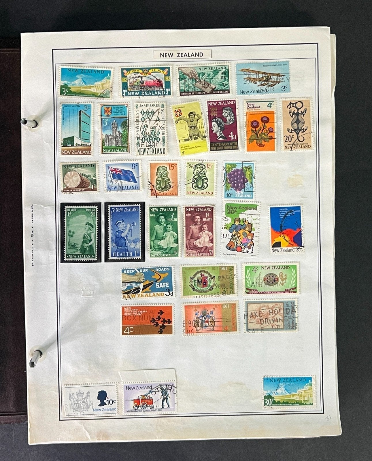 World Stamp Collection of Thousands Mint/Used N to R Countries in Album ZAYIX