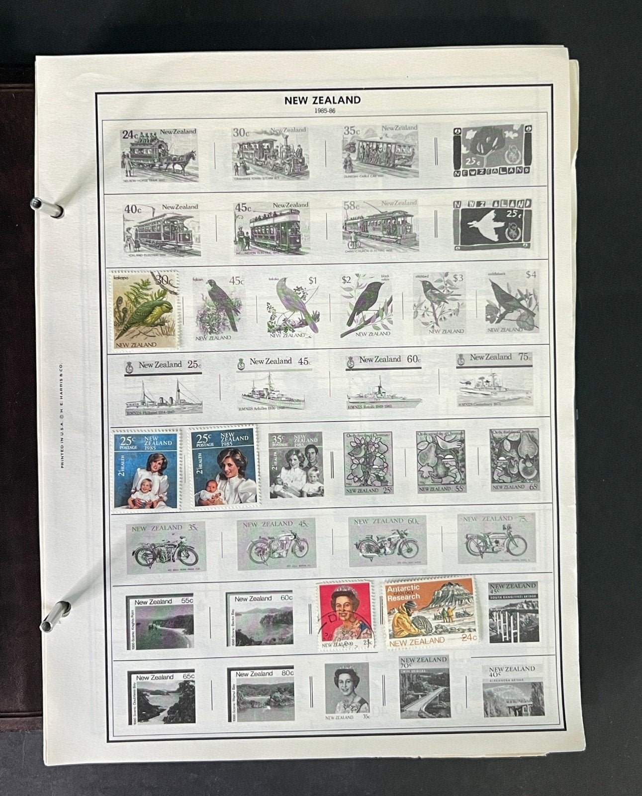 World Stamp Collection of Thousands Mint/Used N to R Countries in Album ZAYIX