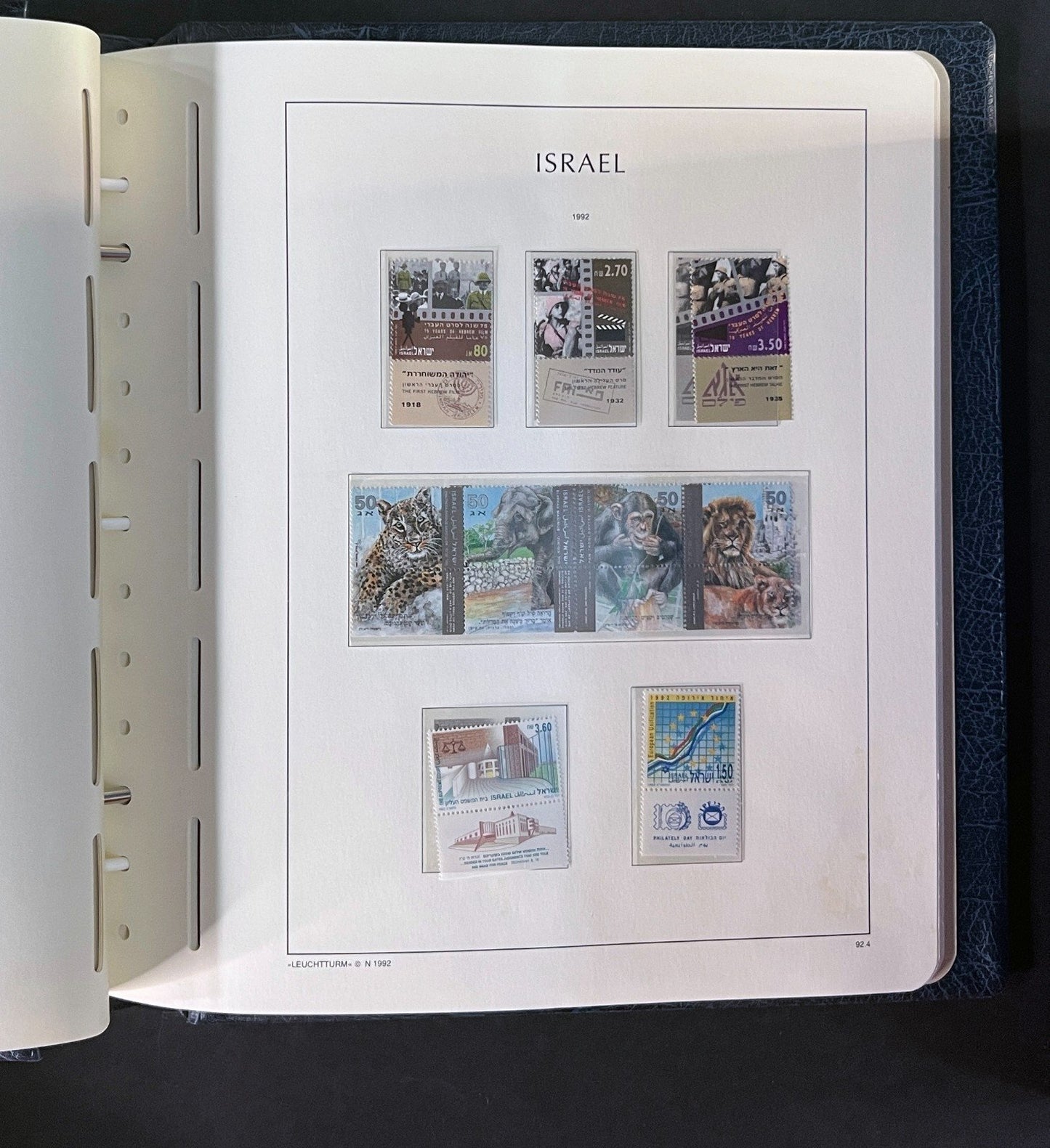Israel Stamp Collection 3 Hingeless MNH Albums 1969-1994 ZAYIX