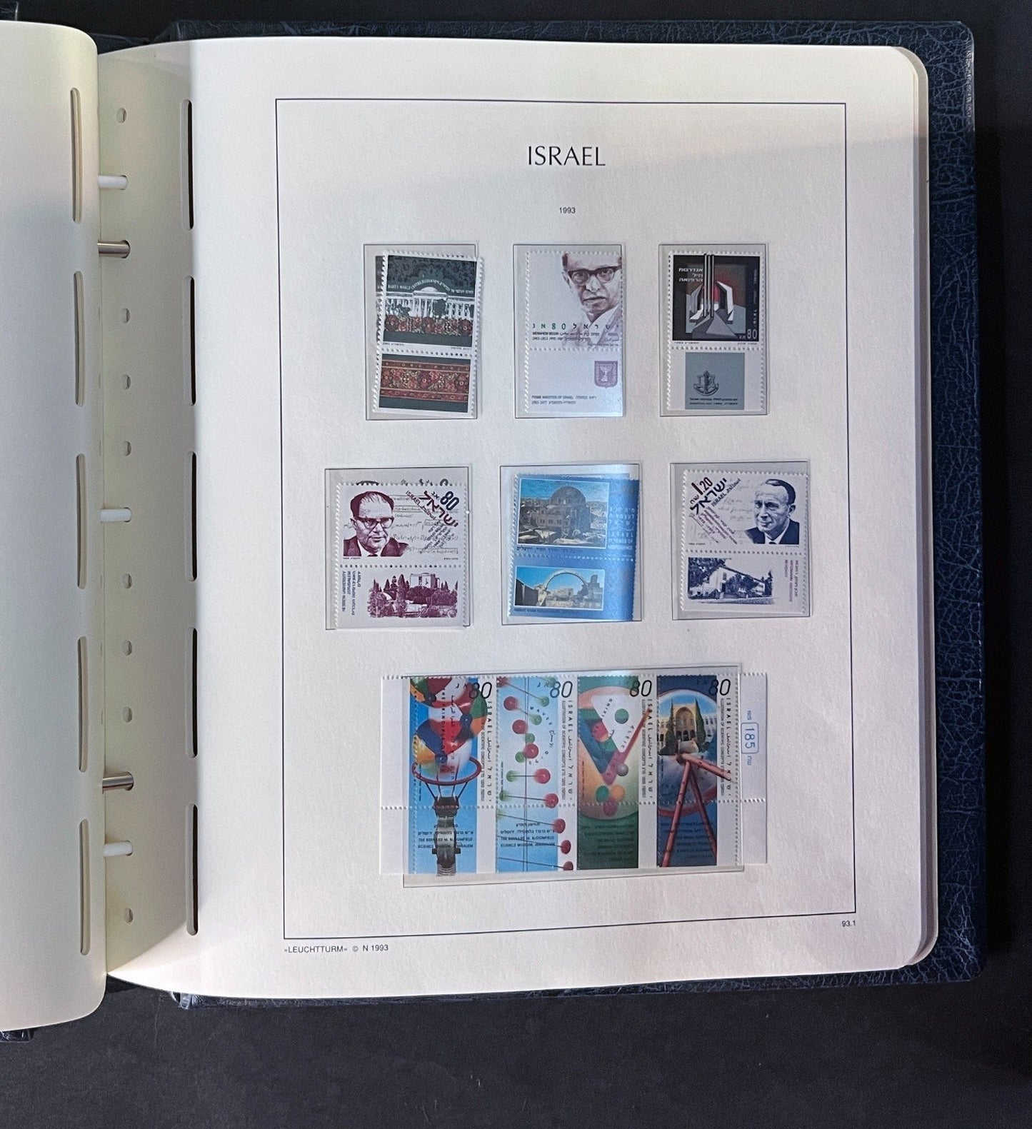 Israel Stamp Collection 3 Hingeless MNH Albums 1969-1994 ZAYIX
