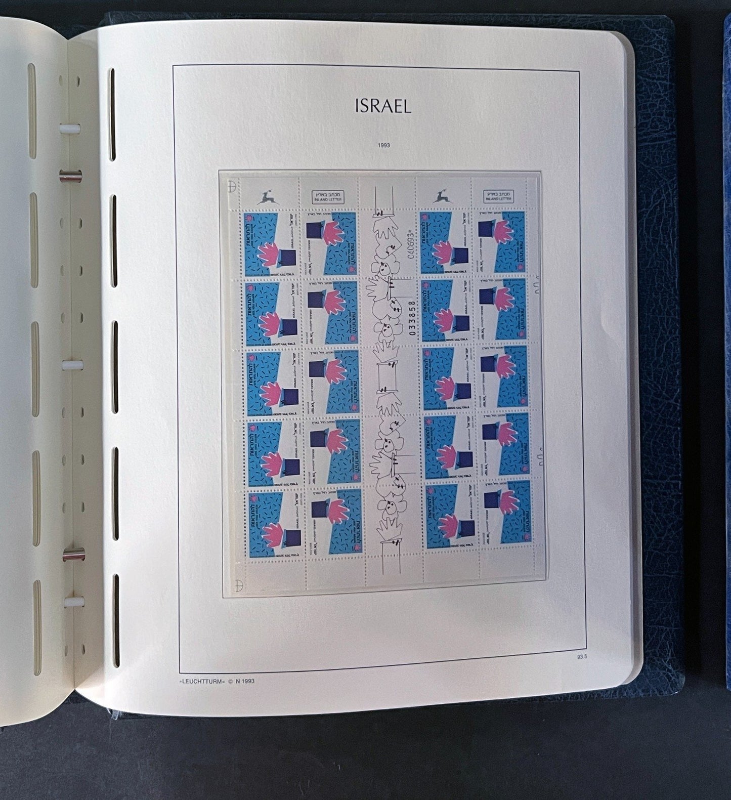 Israel Stamp Collection 3 Hingeless MNH Albums 1969-1994 ZAYIX