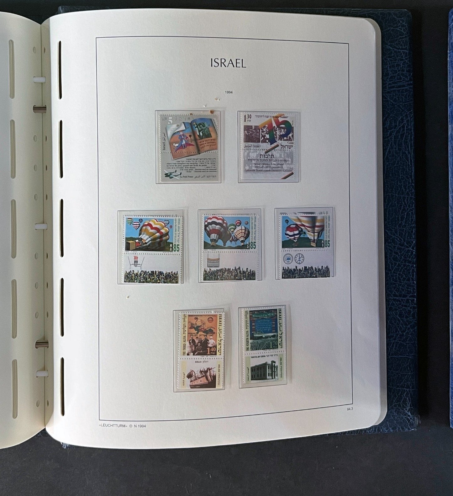 Israel Stamp Collection 3 Hingeless MNH Albums 1969-1994 ZAYIX