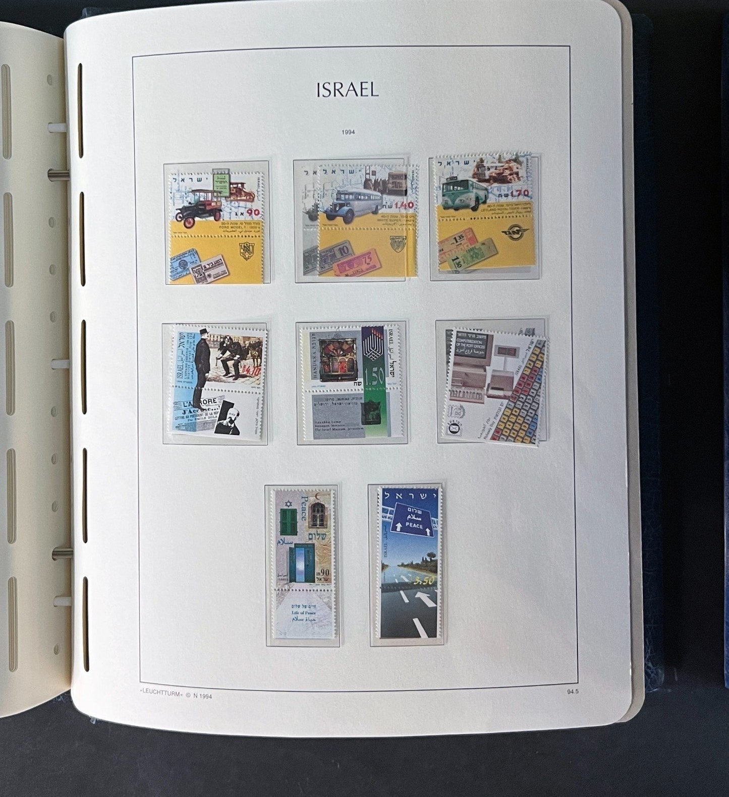 Israel Stamp Collection 3 Hingeless MNH Albums 1969-1994 ZAYIX