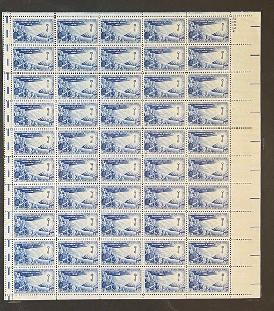 US 1085 Mint Sheet (MNH) Children of the World 1956 ZAYIX