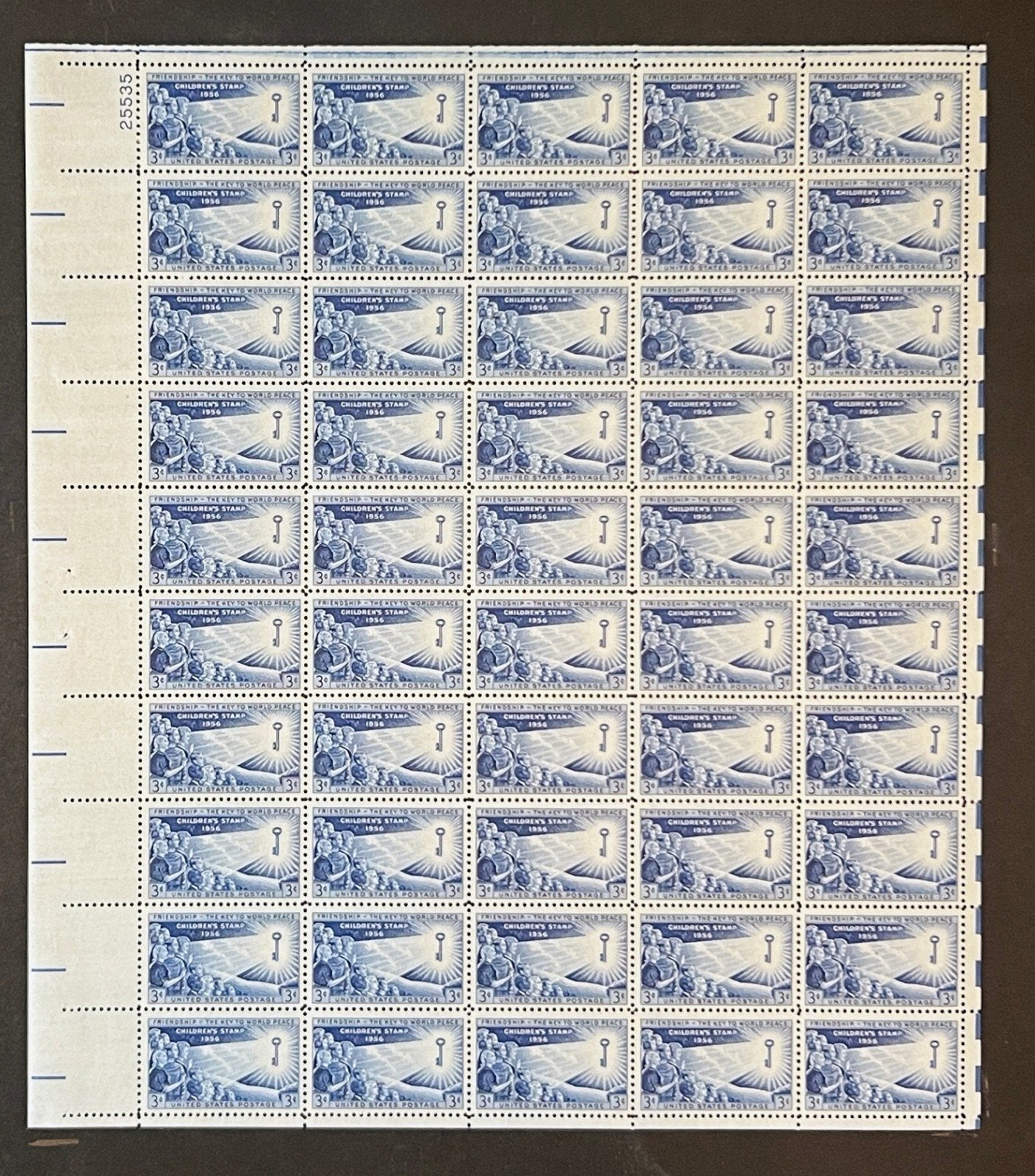 US 1085 Mint Sheet (MNH) Children of the World 1956 ZAYIX