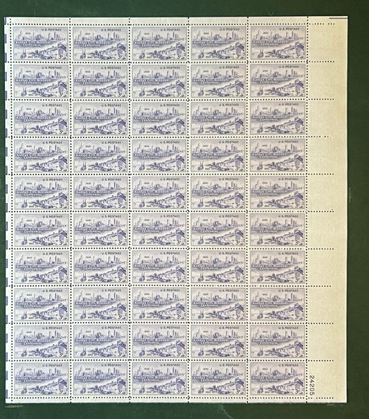 US 994 Mint Sheet (MNH) Kansas City MO Centennial 1950 ZAYIX