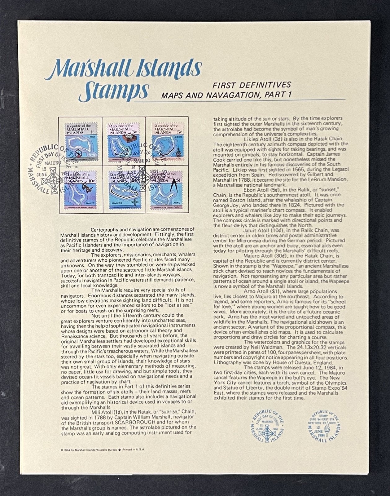 Marshall Islands / Palau FDC Commemorative Sheet Collection 13 Panels ZAYIX