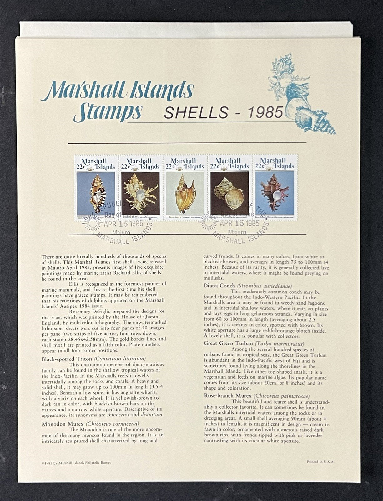 Marshall Islands / Palau FDC Commemorative Sheet Collection 2 - 13 Panels ZAYIX