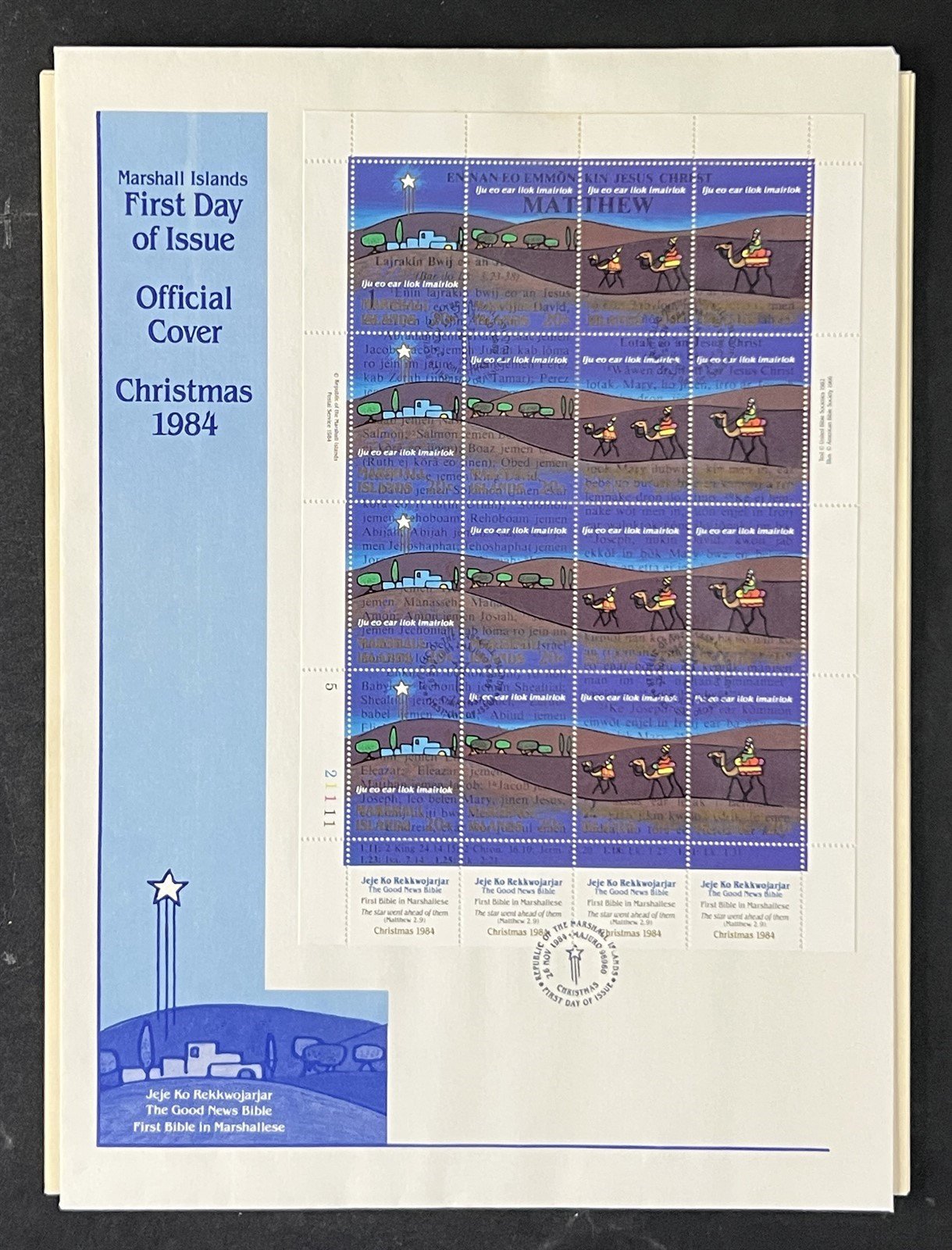 Marshall Islands / Palau FDC Commemorative Sheet Collection 2 - 13 Panels ZAYIX