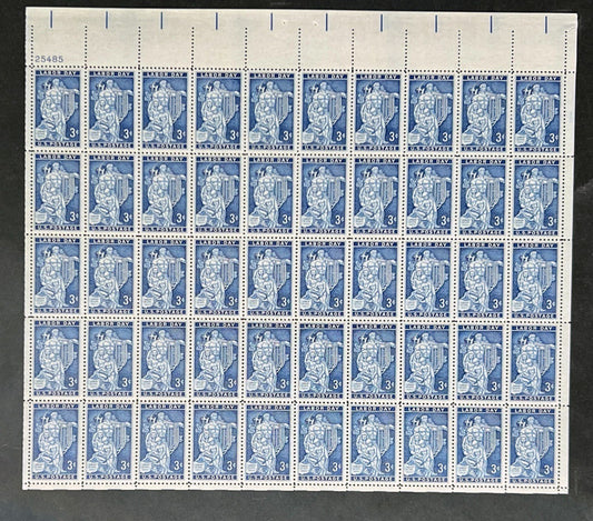 US 1082 Mint Sheet (MNH) Labor Day AFL-CIO 1956 ZAYIX