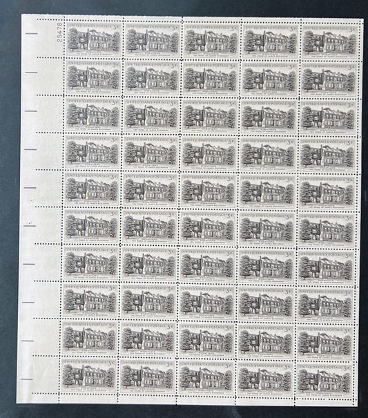 US 1081 Mint Sheet (MNH) Wheatland James Buchanan 1956 ZAYIX