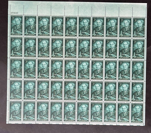 US 1080 Mint Sheet (MNH) Pure Food & Drug Act 50th Anniversary 1956 ZAYIX
