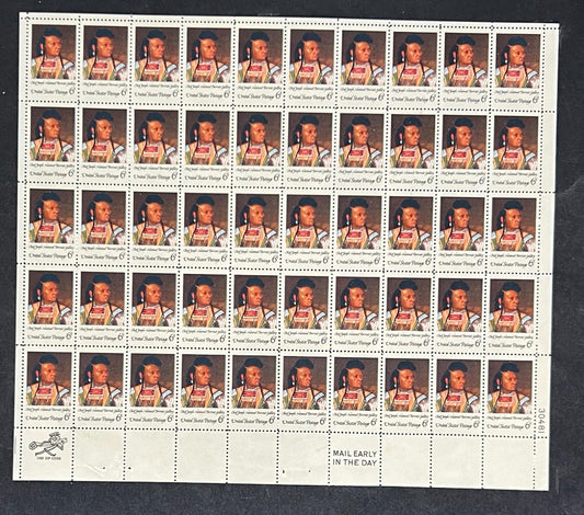 US 1364 Mint Sheet (MNH) Chief Joseph of Nez Perce 6-Cent 1968 ZAYIX