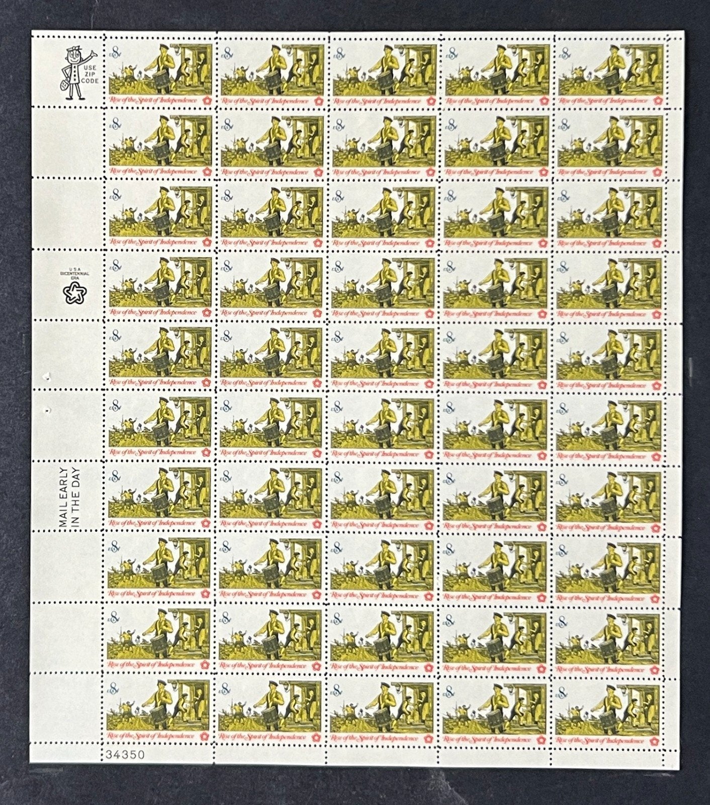 US 1479 Mint Sheet (MNH) Drummer 8-Cent 1973 P#34350 ZAYIX
