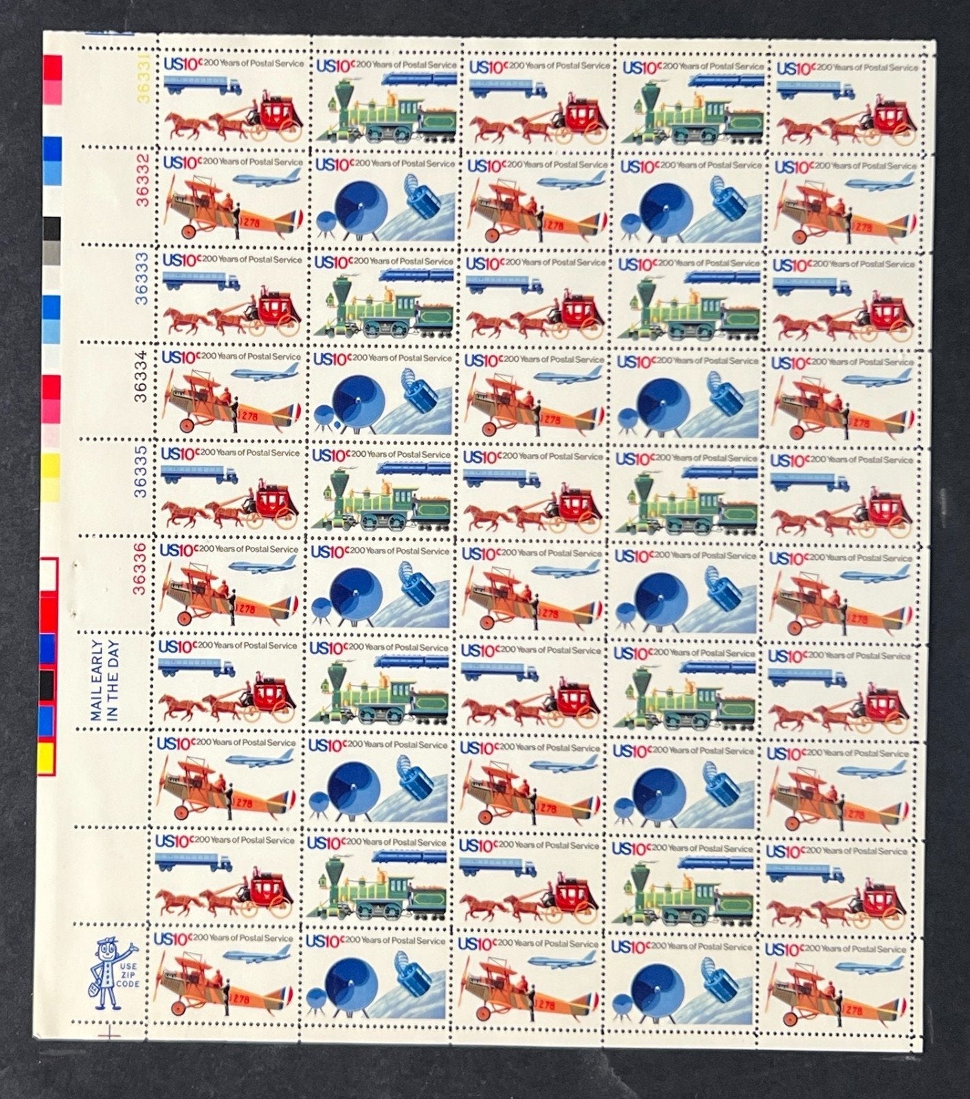 US 1572-1575 Mint Sheet (MNH) Postal Service Bicentennial 10-Cent 1975 ZAYIX