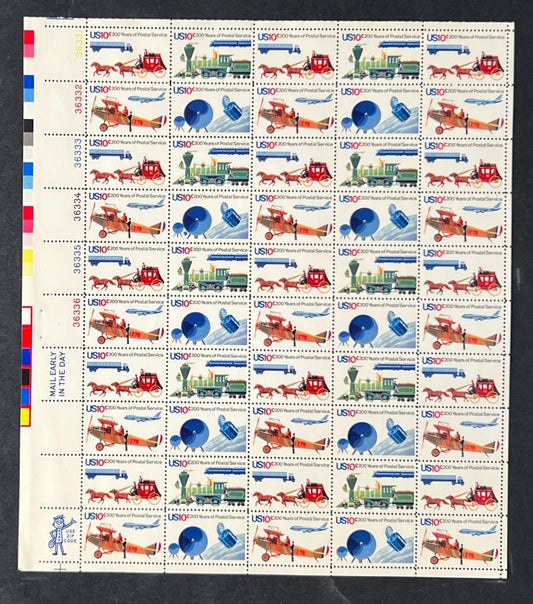 US 1572-1575 Mint Sheet (MNH) Postal Service Bicentennial 10-Cent 1975 ZAYIX