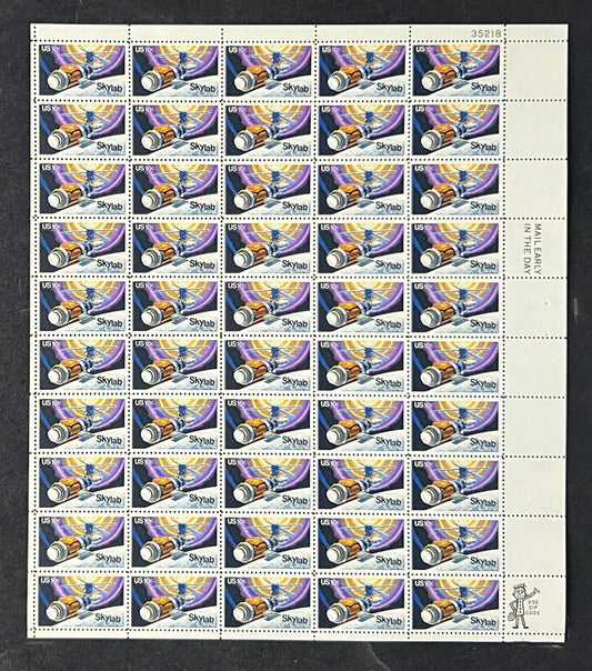 US 1529 Mint Sheet (MNH) Skylab 10-Cent 1974 ZAYIX