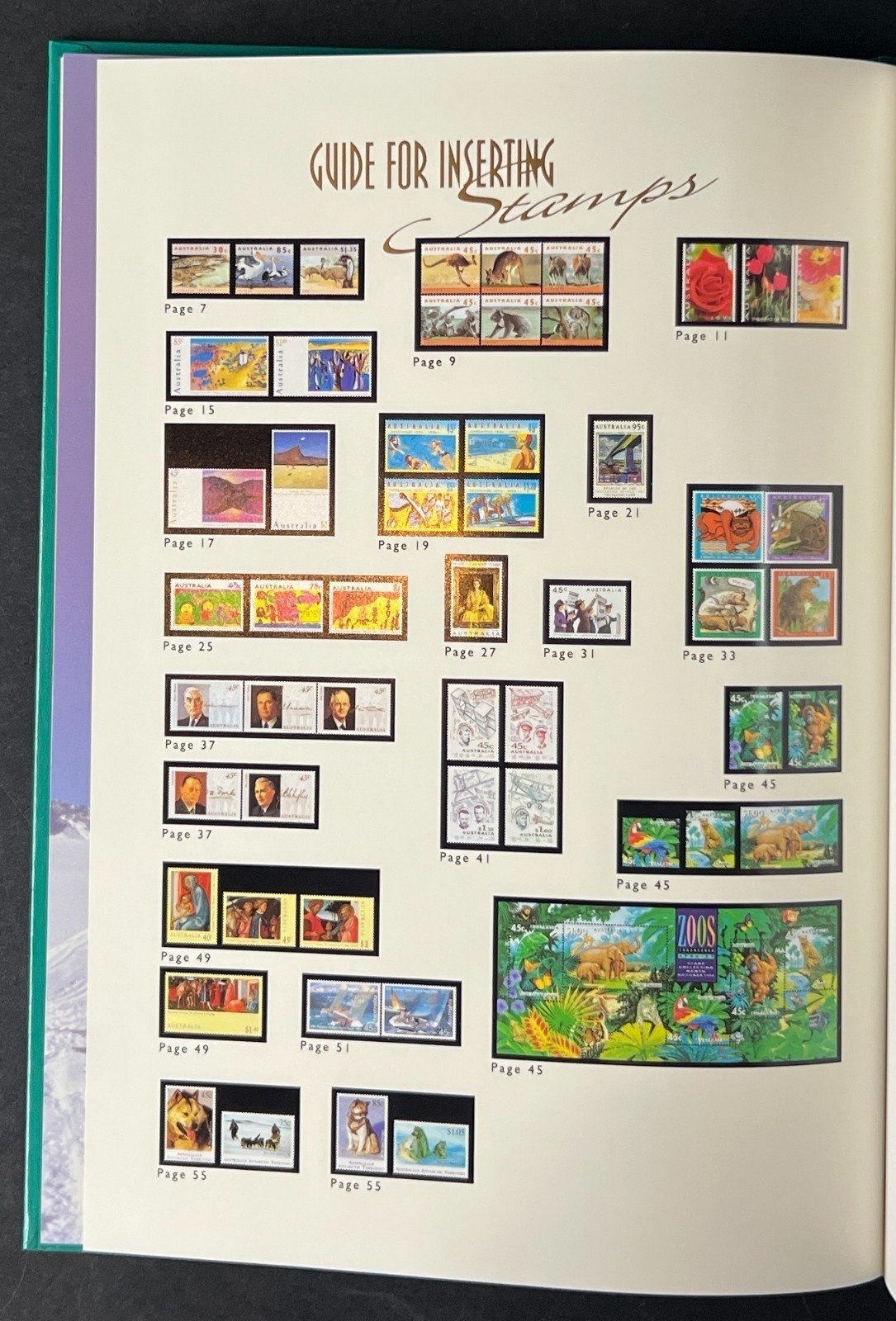 Australia Official 1994 Stamp Mint Year Set Collection stamp pack ZAYIX
