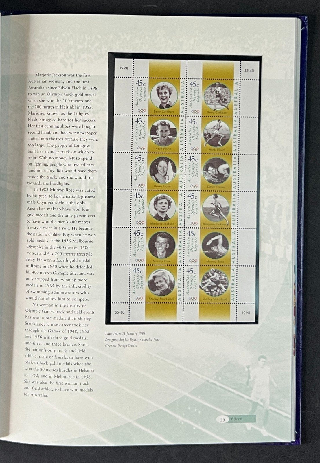 Australia Official 1998 Stamp Mint Year Set Collection stamp pack ZAYIX