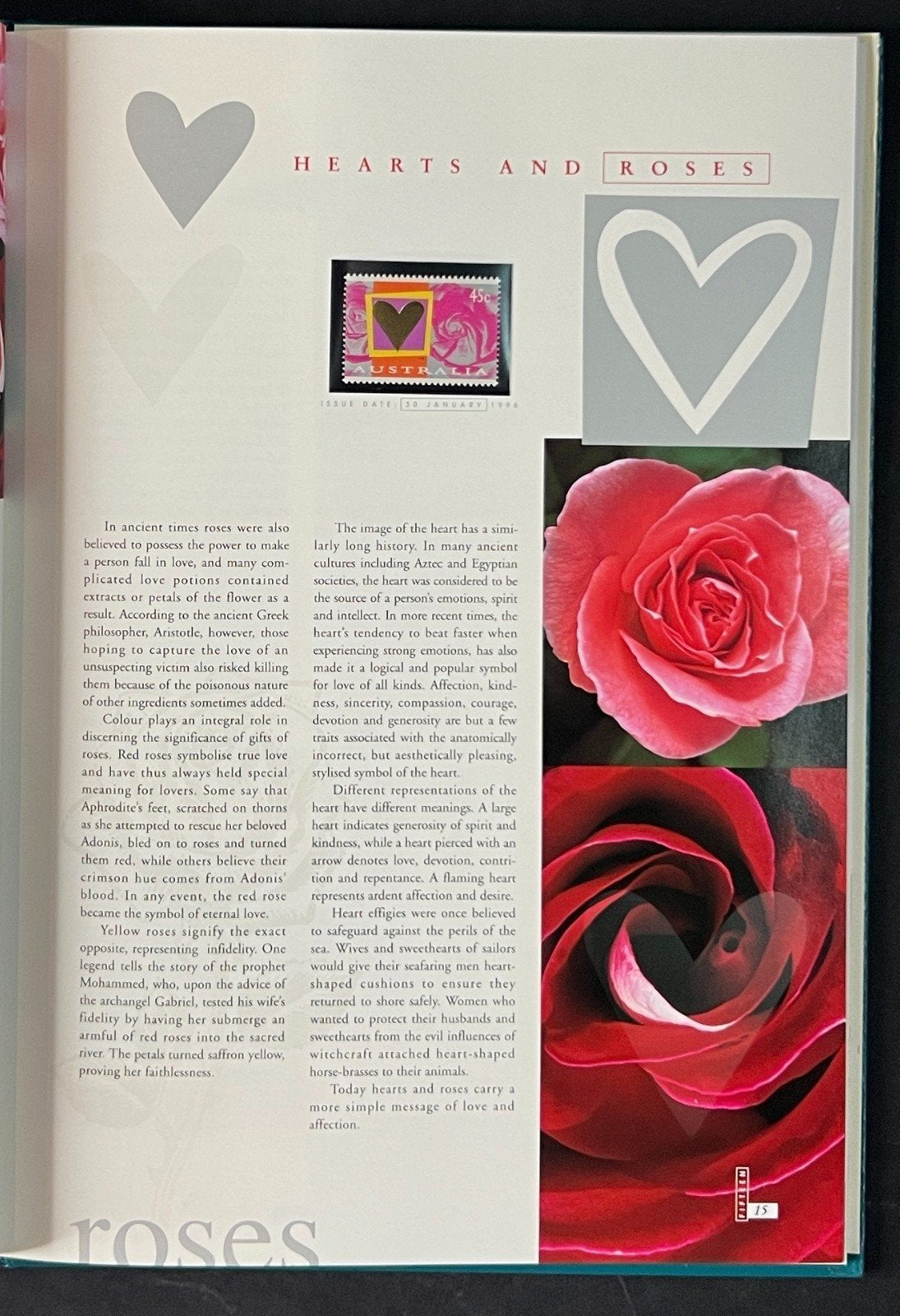 Australia Official 1996 Stamp Mint Year Set Collection stamp pack ZAYIX
