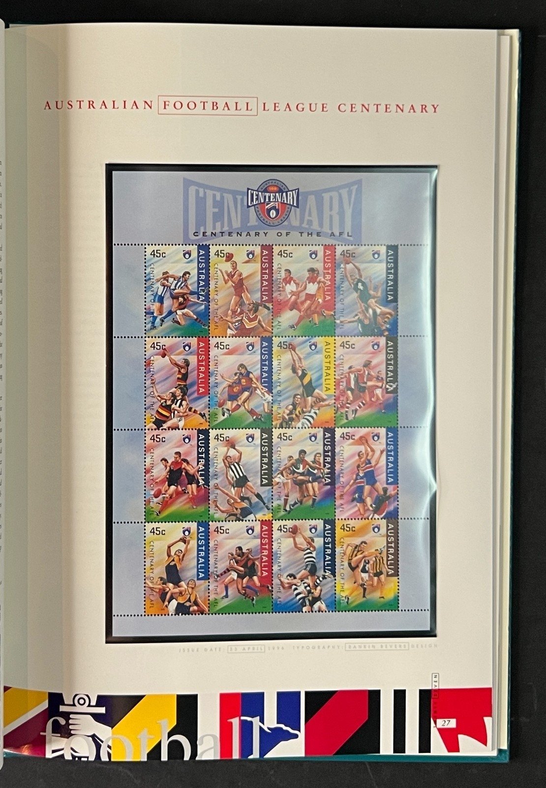 Australia Official 1996 Stamp Mint Year Set Collection stamp pack ZAYIX