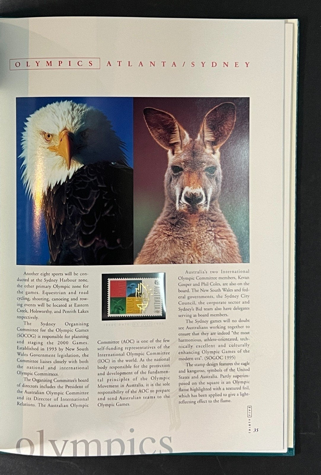 Australia Official 1996 Stamp Mint Year Set Collection stamp pack ZAYIX