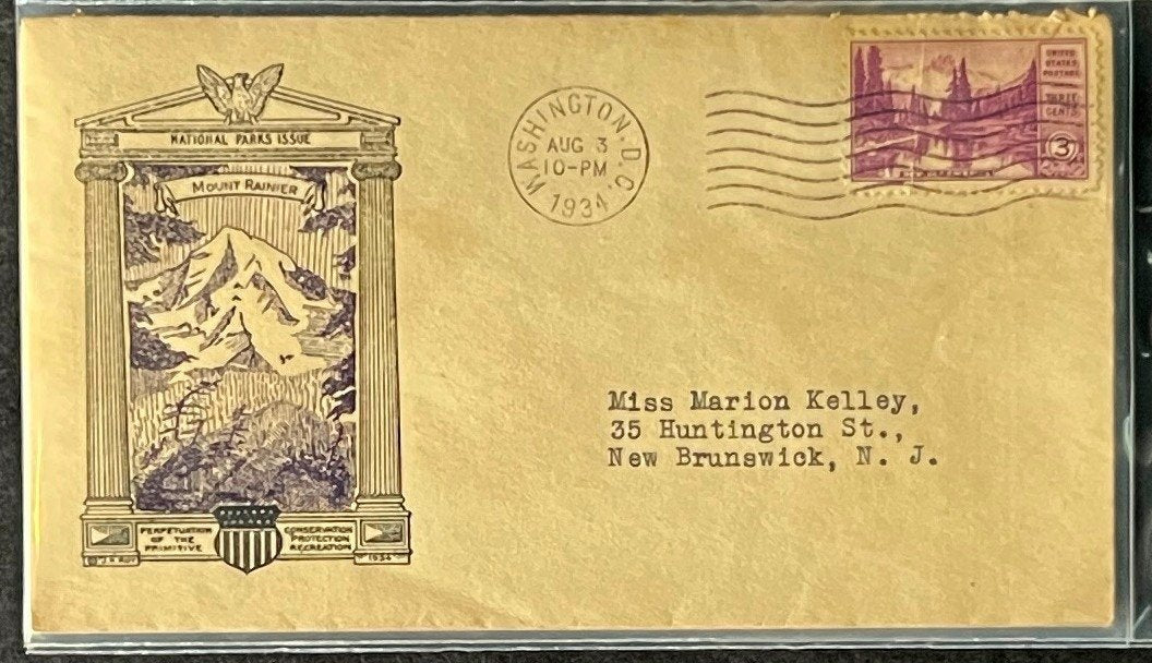 National Parks Farley FDC set 1934 740-749 ZAYIX
