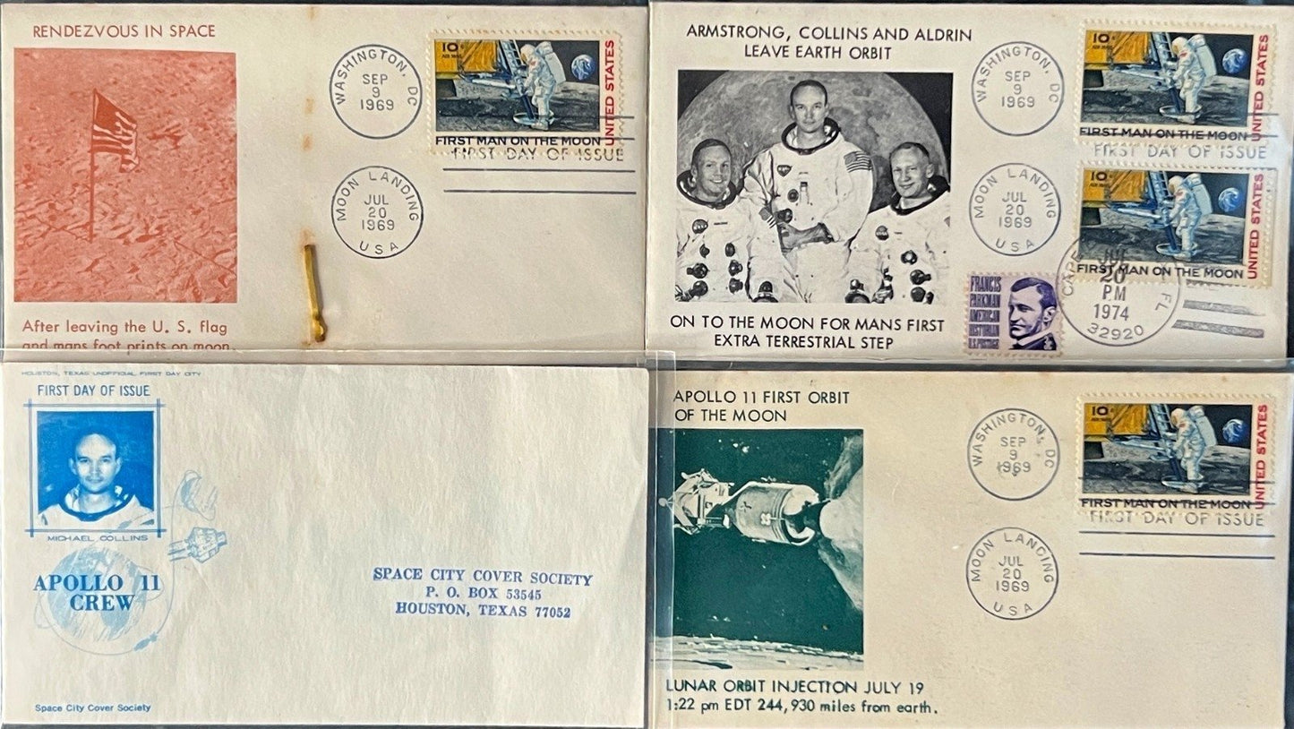 Space Moon Landing Apollo Cover Collection ZAYIX