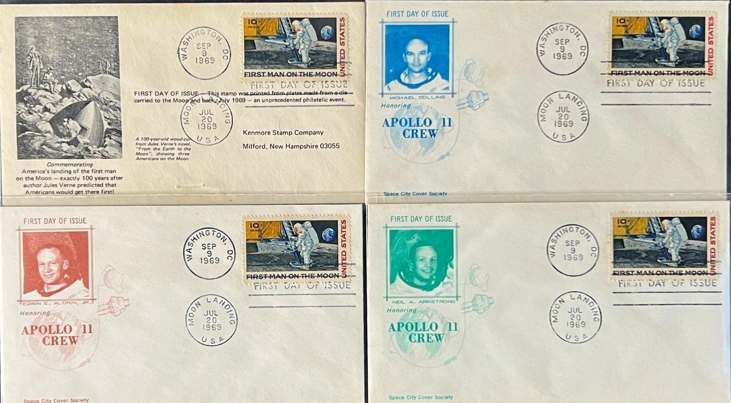 Space Moon Landing Apollo Cover Collection ZAYIX